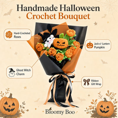 Halloween Crochet Bouquet
