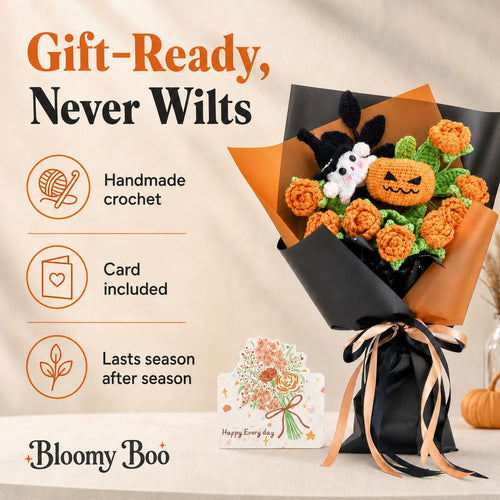 Halloween Crochet Bouquet